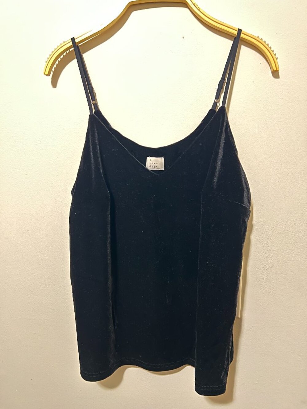 Velvet black cami